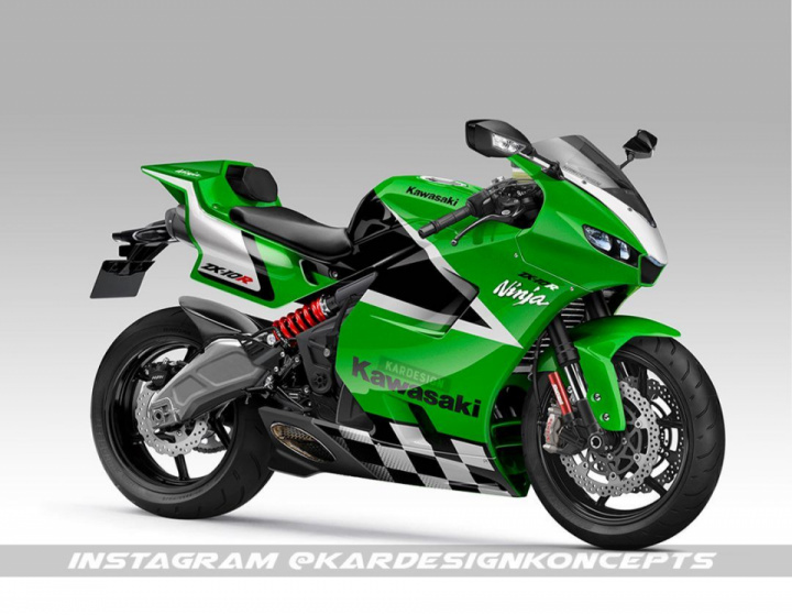 Concept design of Kawasaki ZX-10R by Kardesign