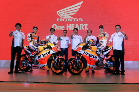 Honda Repsol presents its 2018 Honda RC213V