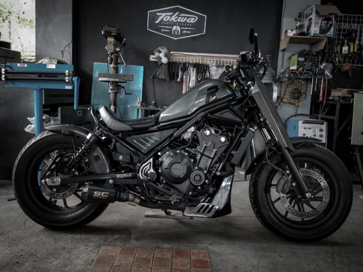 Honda Rebel 500 Mad Bob by Tokwa Party Garage