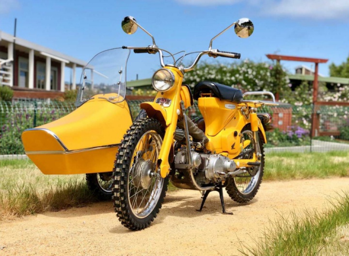 1967 Honda CT90 With Sidecar