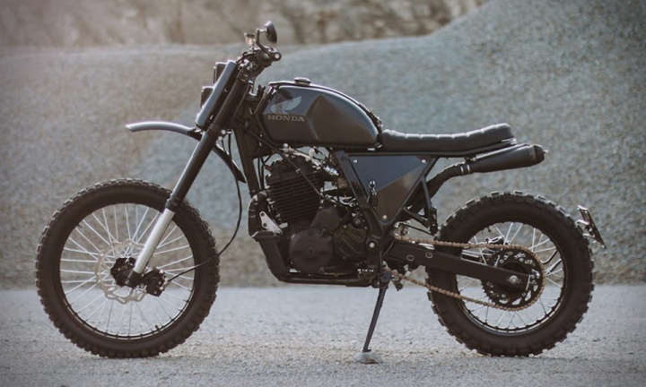 Honda NX650 Dominator by Asphalt and Gravel