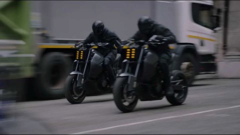 Bad Guy Idris Elba On Modded Speed Triple In Hobbs & Shaw