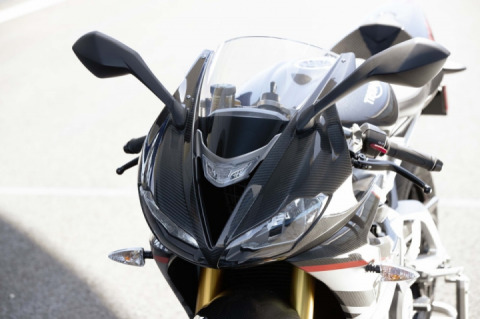 Triumph Daytona Moto 2 765 presented at the Silverstone circuit