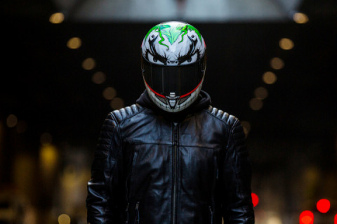 HJC Releases Joker themed helmet