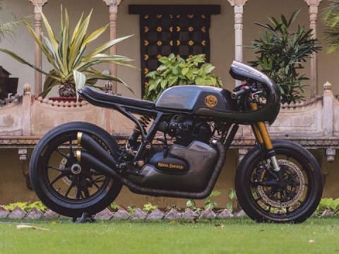 Vigilante: Royal Enfield Continental GT by Rajputana Customs