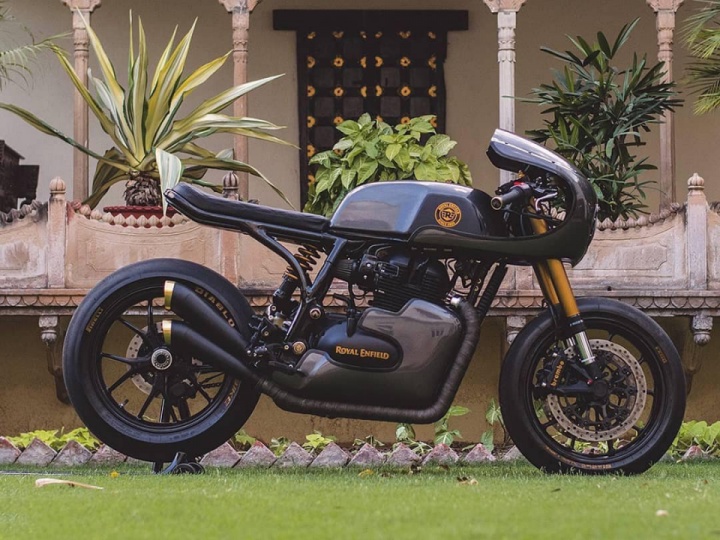 Vigilante: Royal Enfield Continental GT by Rajputana Customs