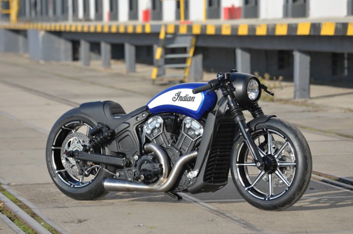 Indian Dragster custom by WalzWerk Racing