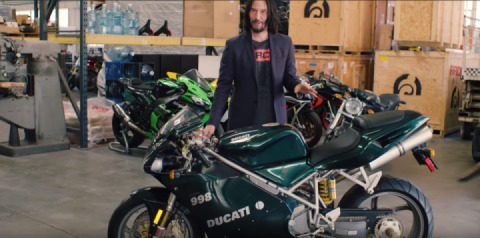 Keanu Reeves Shows Us His Most Prized Motorcycles