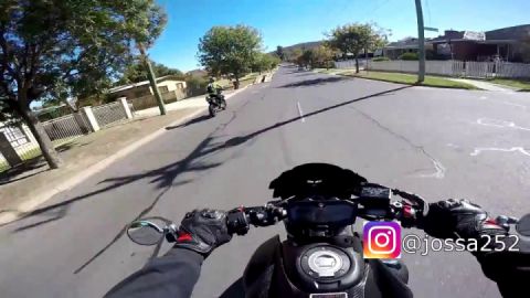 GTA-style: Supermoto trailer jump (video)