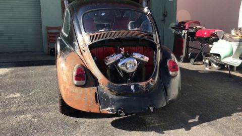 1968 Volkswagen beetle powered by Harley Davidson engine! VW-HARLEY