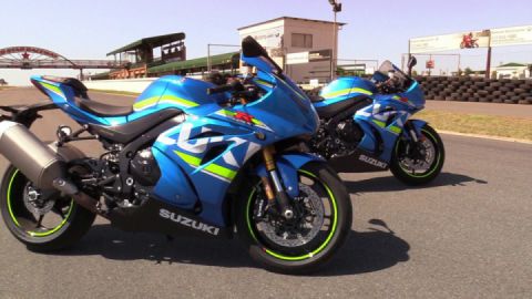 Suzuki GSX-R1000 vs. GSX-R1000R Track Test