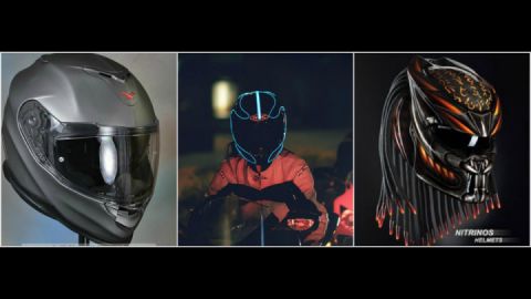 10 CRAZY MOTORCYCLE HELMETS & COOL CUSTOM HELMETS YOU NEED TO SEE 2017